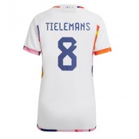 Belgium Youri Tielemans #8 Replica Away Shirt Ladies World Cup 2022 Short Sleeve